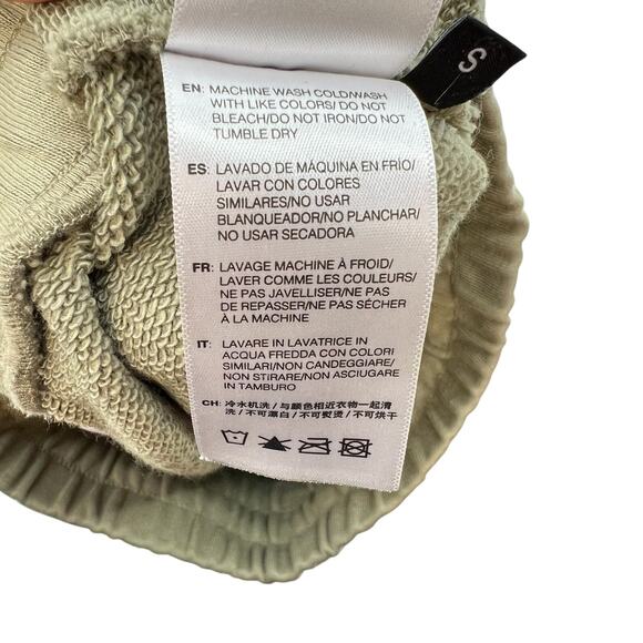 John Elliott LA Jogger Sweatpants Cotton‎ Brush Drawstring Green Size 1 Small - Picture 15 of 15